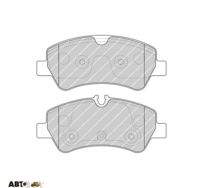 Гальмівні колодки FERODO FVR5075, ціна: 2 364 грн.