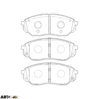 Тормозные колодки FERODO FDB4983