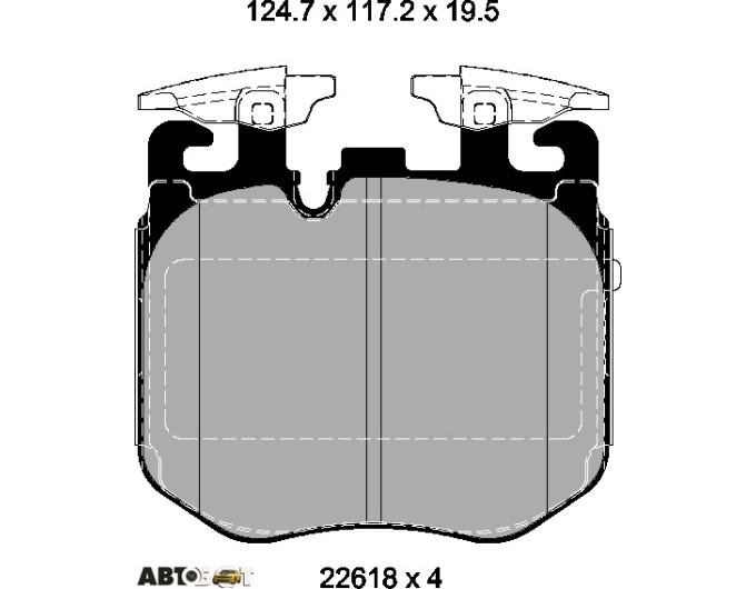 Гальмівні колодки Textar 2261801, ціна: 15 325 грн.
