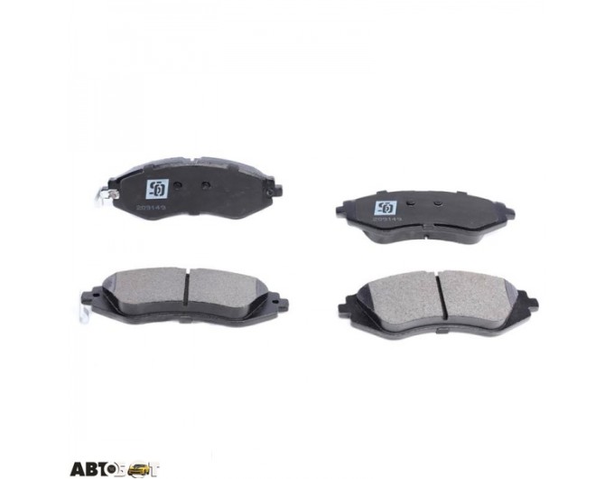 Тормозные колодки Solgy 209149, цена: 1 538 грн.