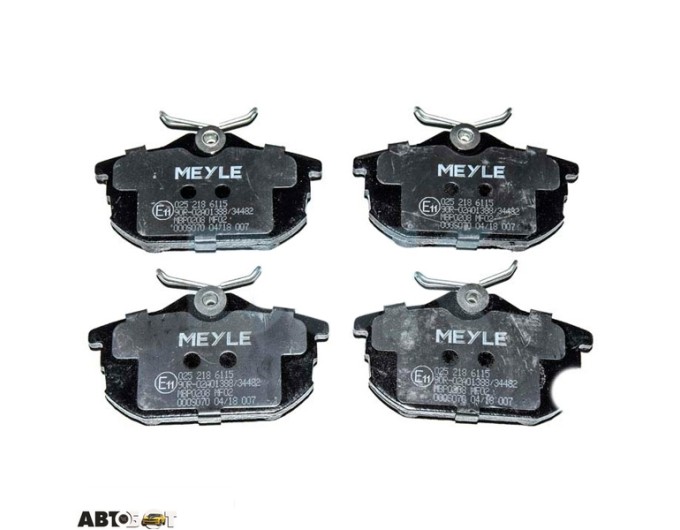 Тормозные колодки Meyle 025 218 6115, цена: 1 504 грн.