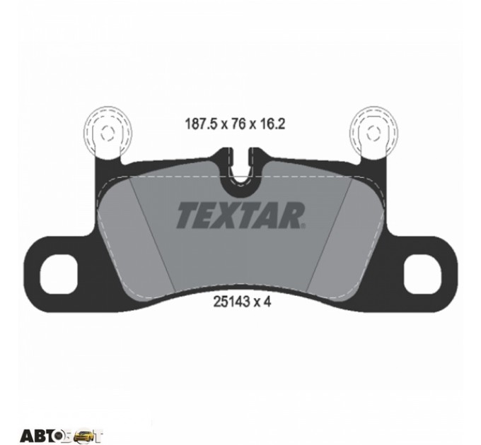 Гальмівні колодки Textar 2514301, ціна: 7 113 грн.