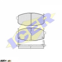 Гальмівні колодки ICER 181540