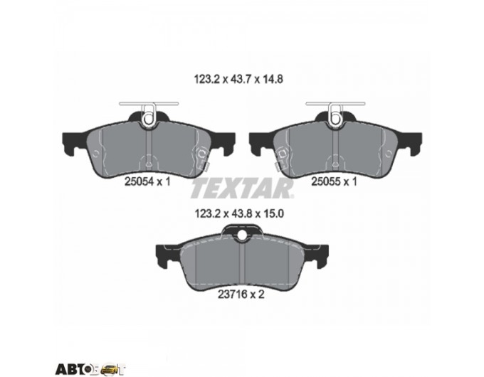 Тормозные колодки Textar 2505401, цена: 3 105 грн.