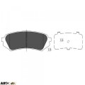 Гальмівні колодки KAVO PARTS KBP-9118, ціна: 1 643 грн.