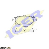 Тормозные колодки ICER 181983