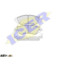Гальмівні колодки ICER 181263