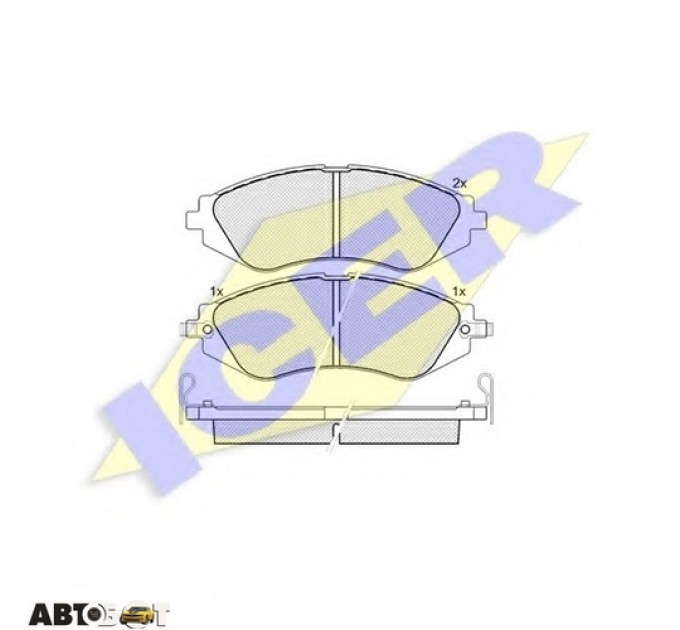Тормозные колодки ICER 181263, цена: 850 грн.