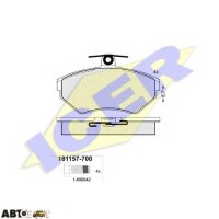 Тормозные колодки ICER 181157700