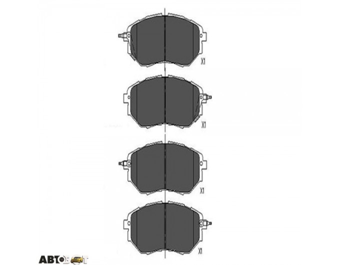 Тормозные колодки KAVO PARTS KBP-8020, цена: 1 968 грн.