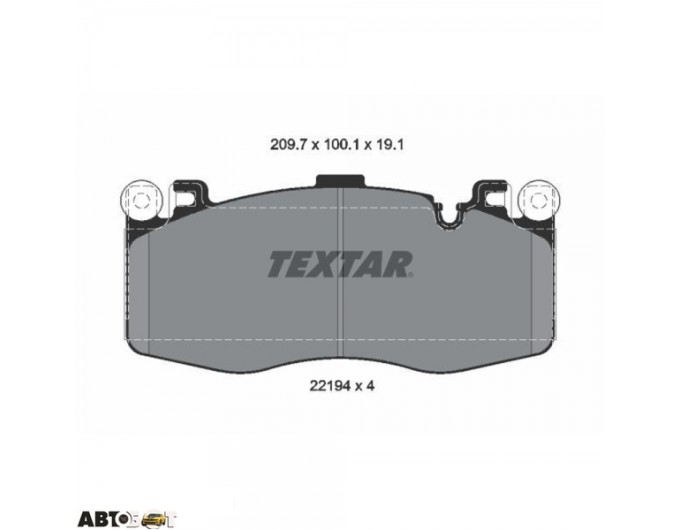 Гальмівні колодки Textar 2219401, ціна: 28 488 грн.