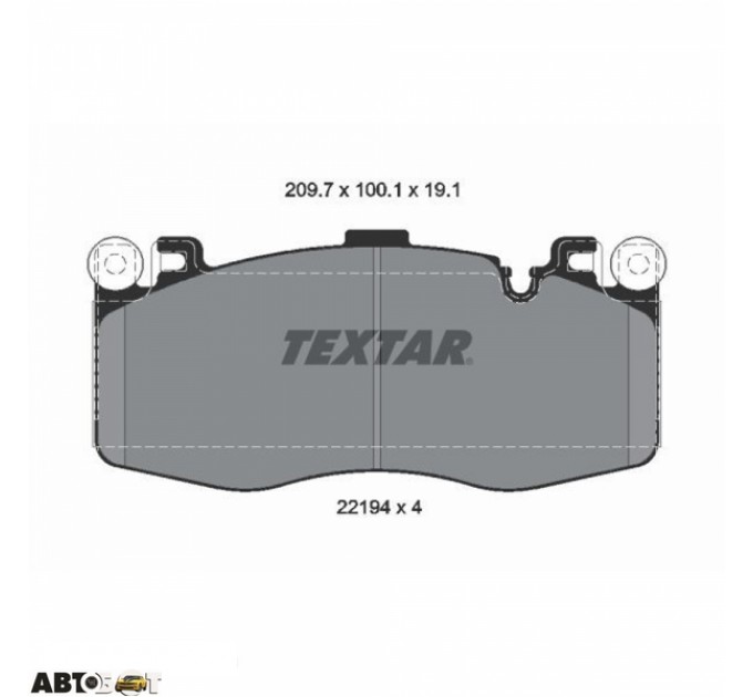 Гальмівні колодки Textar 2219401, ціна: 15 511 грн.