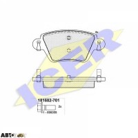 Тормозные колодки ICER 181682701