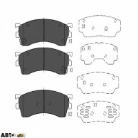 Гальмівні колодки KAVO PARTS KBP-4503