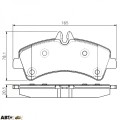 Тормозные колодки Bosch 0 986 495 099, цена: 3 615 грн.