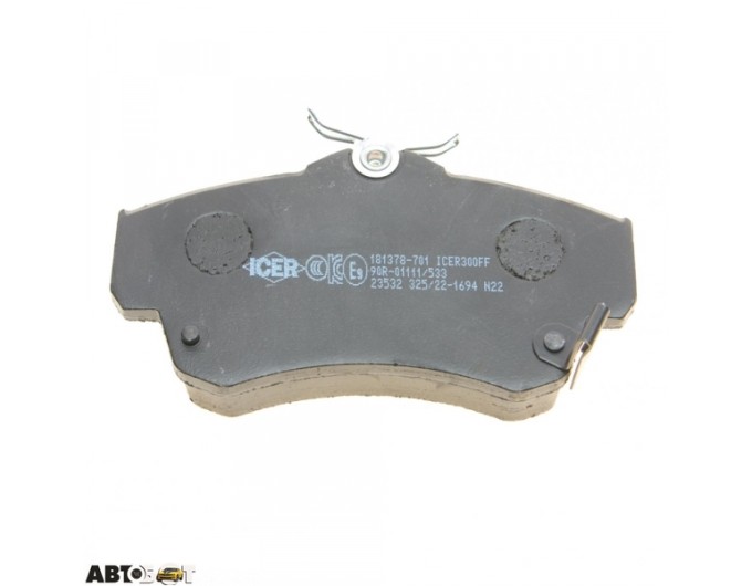 Гальмівні колодки ICER 181378-701, ціна: 2 760 грн.
