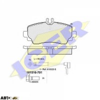 Тормозные колодки ICER 181516701