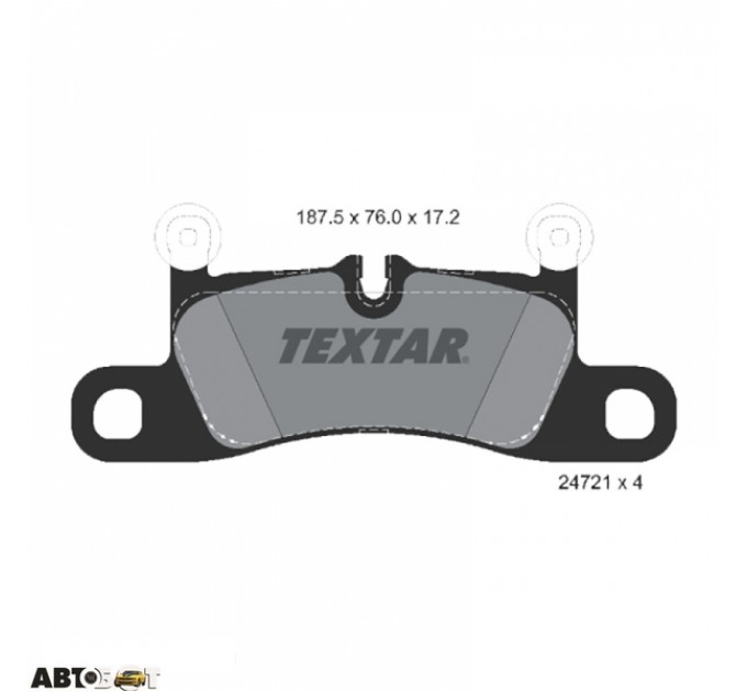 Гальмівні колодки Textar 2472101, ціна: 4 746 грн.