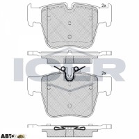 Тормозные колодки ICER 182271