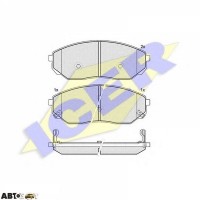 Тормозные колодки ICER 181606