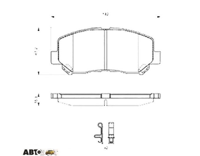 Гальмівні колодки Bosch 0 986 494 675, ціна: 3 074 грн.