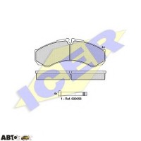 Тормозные колодки ICER 141208