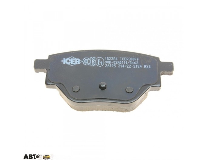 Гальмівні колодки ICER 182384, ціна: 3 015 грн.