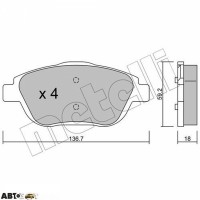 Тормозные колодки METELLI 22-0852-0