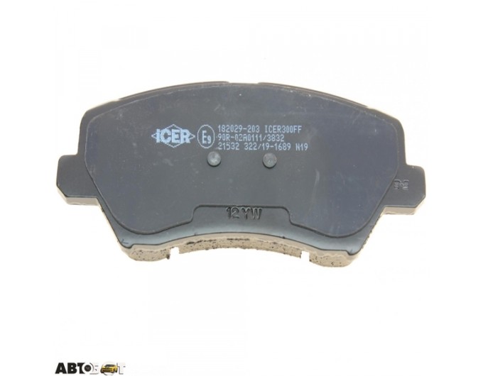 Гальмівні колодки ICER 182029-203, ціна: 1 952 грн.