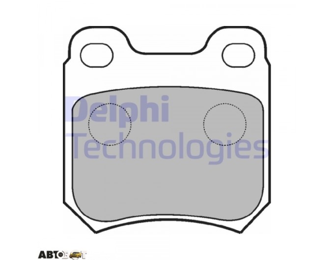 Гальмівні колодки DELPHI LP590, ціна: 910 грн.
