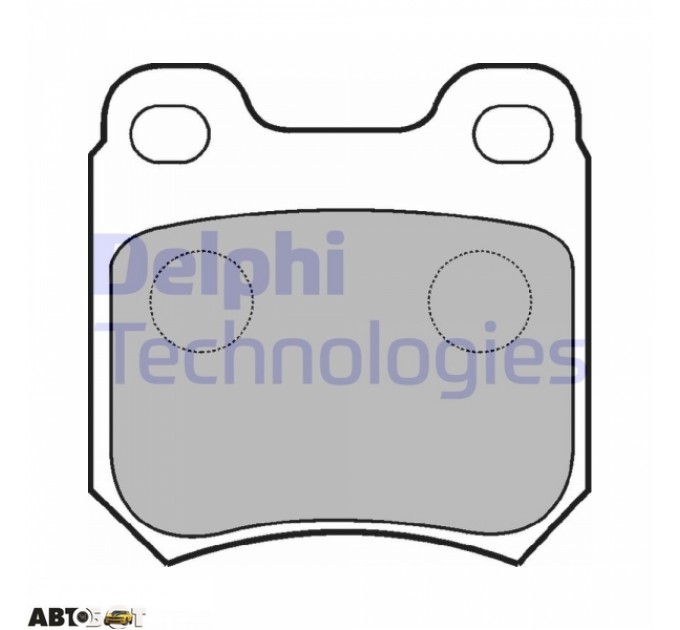 Тормозные колодки DELPHI LP590, цена: 496 грн.