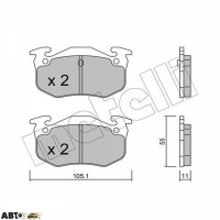 Тормозные колодки METELLI 22-0038-0