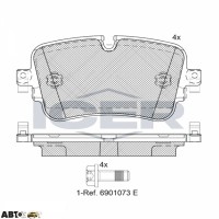 Тормозные колодки ICER 182248