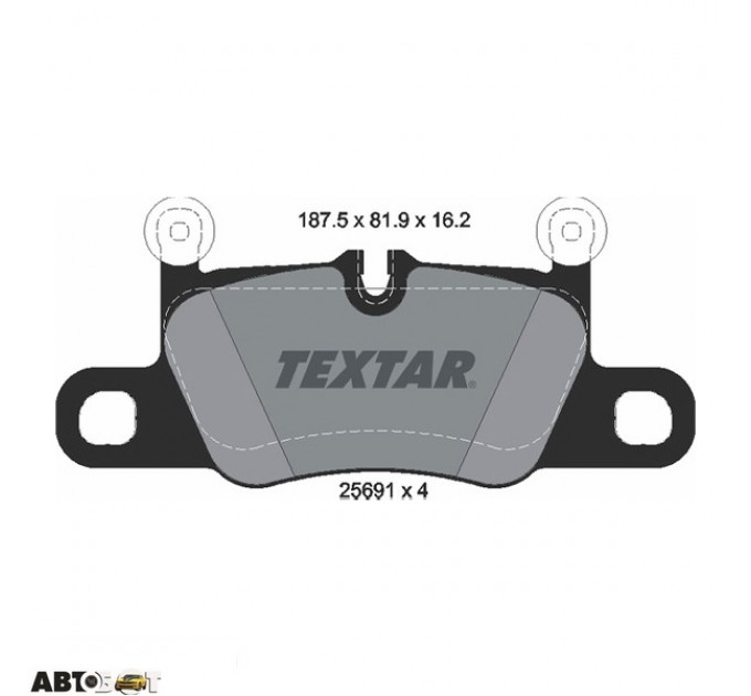 Тормозные колодки Textar 2569101, цена: 8 245 грн.