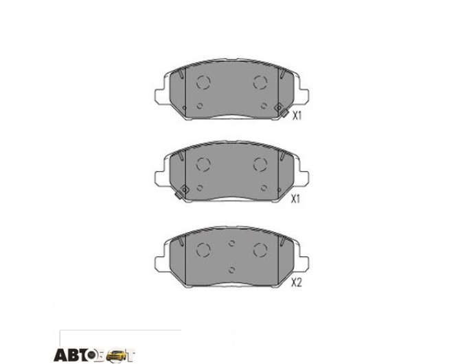 Тормозные колодки KAVO PARTS KBP-3055, цена: 2 988 грн.