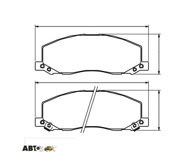Тормозные колодки Bosch 0 986 494 298, цена: 3 862 грн.