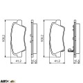Тормозные колодки Bosch 0986495089, цена: 1 463 грн.