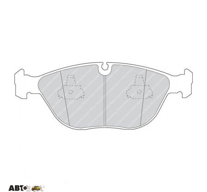 Гальмівні колодки FERODO FDB1001, ціна: 3 012 грн.