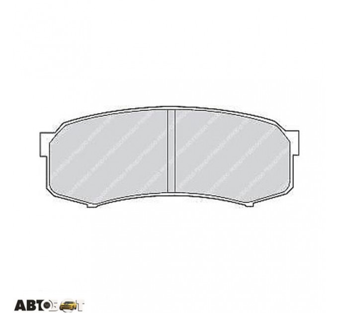 Гальмівні колодки FERODO FDB1021, ціна: 1 445 грн.