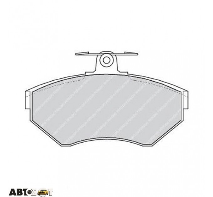 Гальмівні колодки FERODO FDB1312, ціна: 1 905 грн.