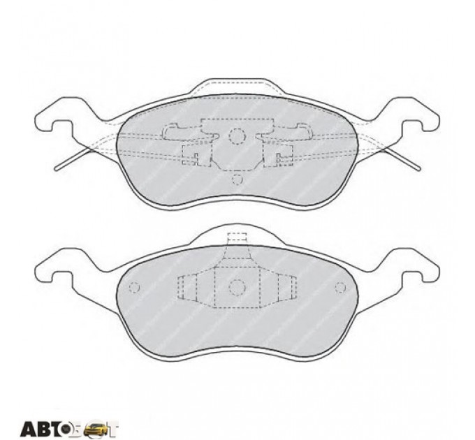 Гальмівні колодки FERODO FDB1318, ціна: 1 553 грн.