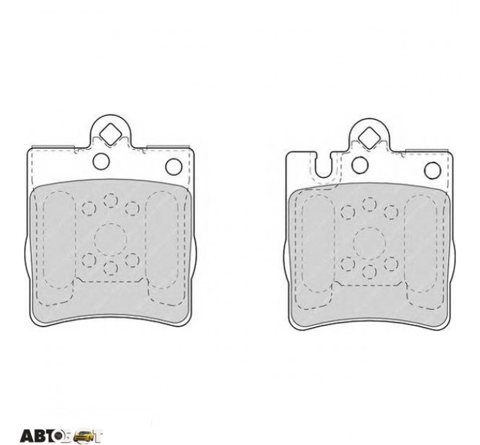 Тормозные колодки FERODO FDB1322, цена: 1 386 грн.