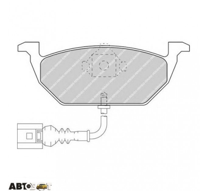 Тормозные колодки FERODO FDB1398, цена: 1 492 грн.
