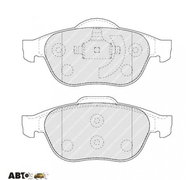 Гальмівні колодки FERODO FDB1441, ціна: 1 843 грн.