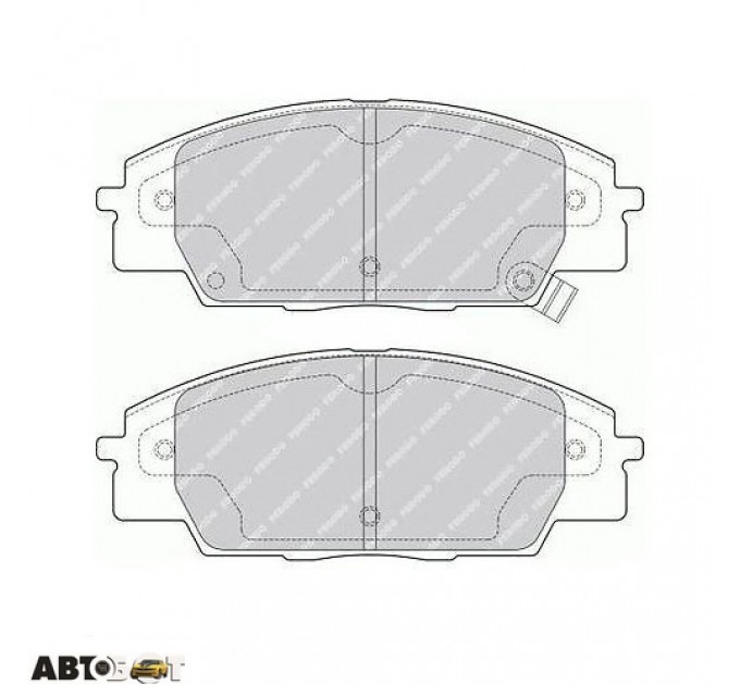 Гальмівні колодки FERODO FDB1444, ціна: 2 249 грн.