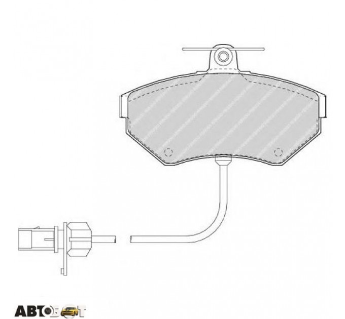 Гальмівні колодки FERODO FDB1451, ціна: 1 844 грн.