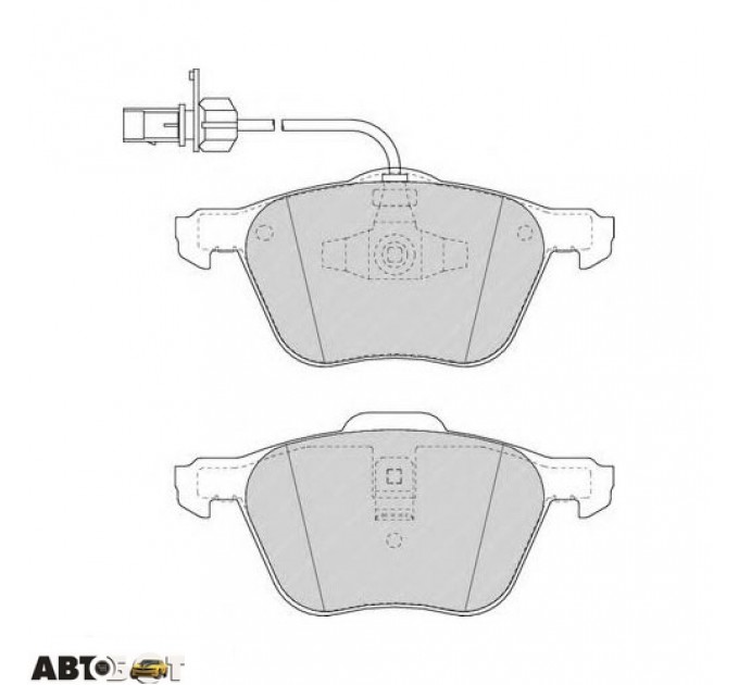 Гальмівні колодки FERODO FDB1497, ціна: 2 867 грн.