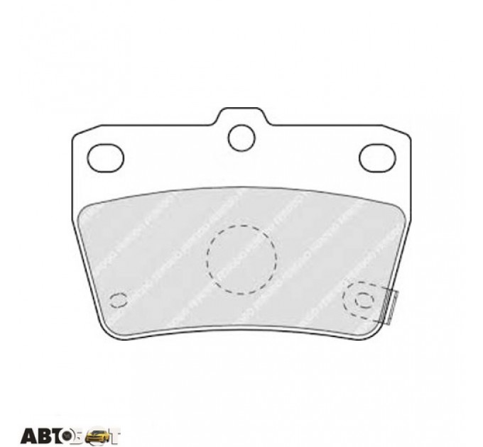 Тормозные колодки FERODO FDB1531, цена: 1 383 грн.