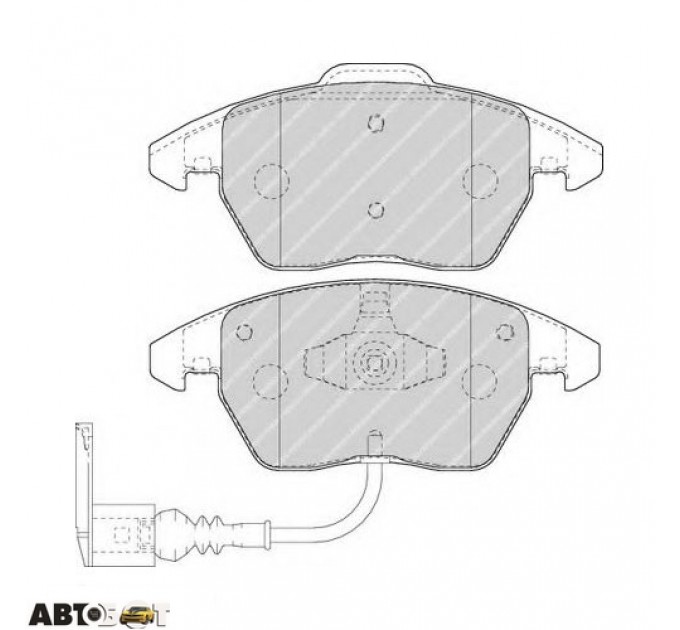 Гальмівні колодки FERODO FDB1641, ціна: 2 072 грн.