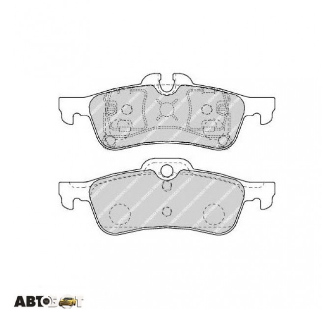 Гальмівні колодки FERODO FDB1676, ціна: 1 844 грн.